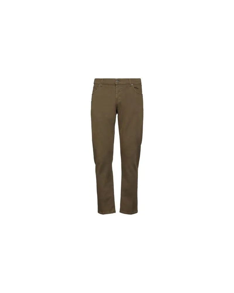 Dondup HOSEN & RÖCKE - Hosenauf YOOX.COM Dunkelgrün