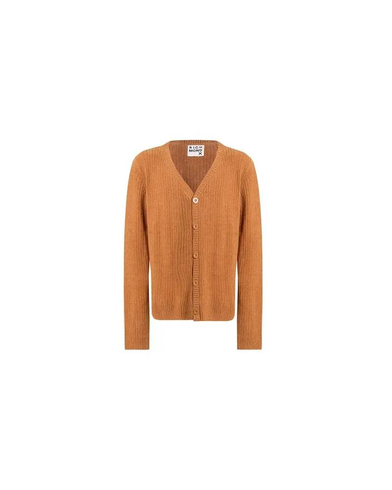Richmond STRICKWAREN - Strickjackenauf YOOX.COM Kamel