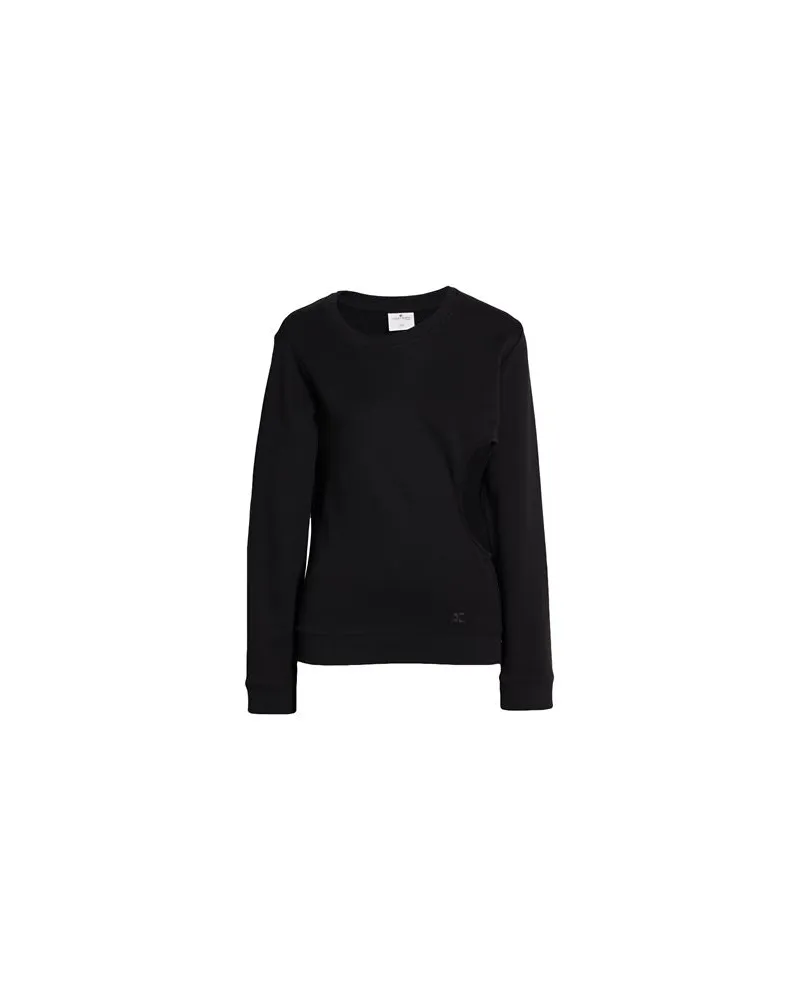Courrèges TOPS - Sweatshirtsauf YOOX.COM Schwarz