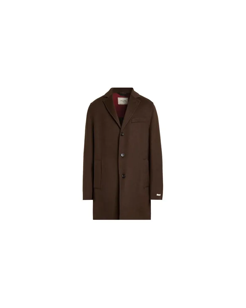 Paltò JACKEN & MÄNTEL - Mäntelauf YOOX.COM Dunkelbraun
