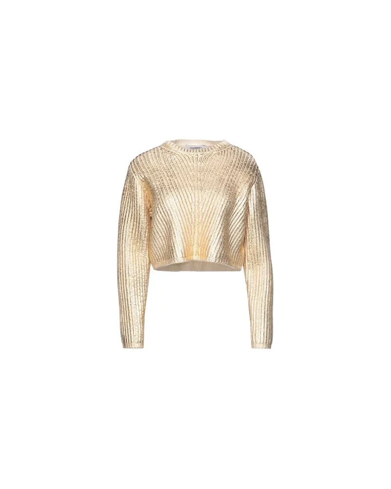 Valentino Garavani STRICKWAREN - Wickelpulloverauf YOOX.COM Gold