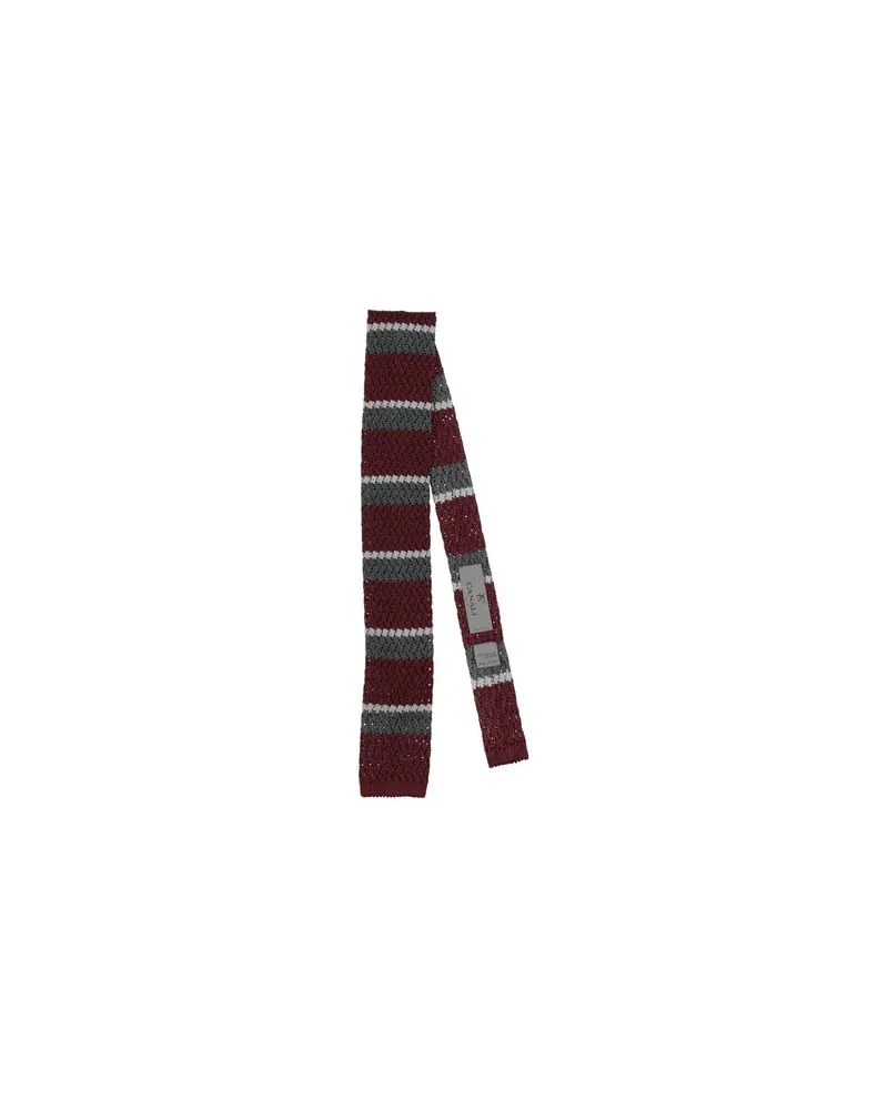 Canali ACCESSOIRES - Krawatten & Fliegenauf YOOX.COM Ziegelrot