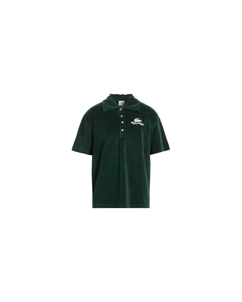 Lacoste X RICKY REGAL - TOPS - Poloshirtsauf YOOX.COM Dunkelgrün