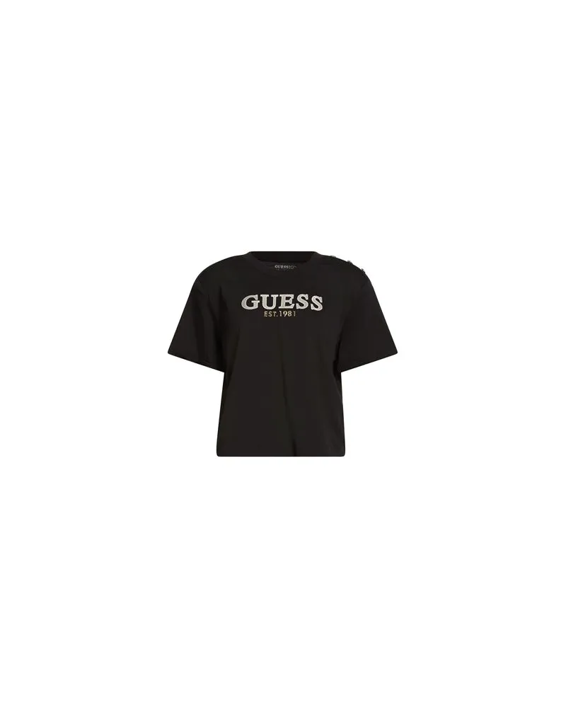 Guess TOPS - T-shirtsauf YOOX.COM Schwarz