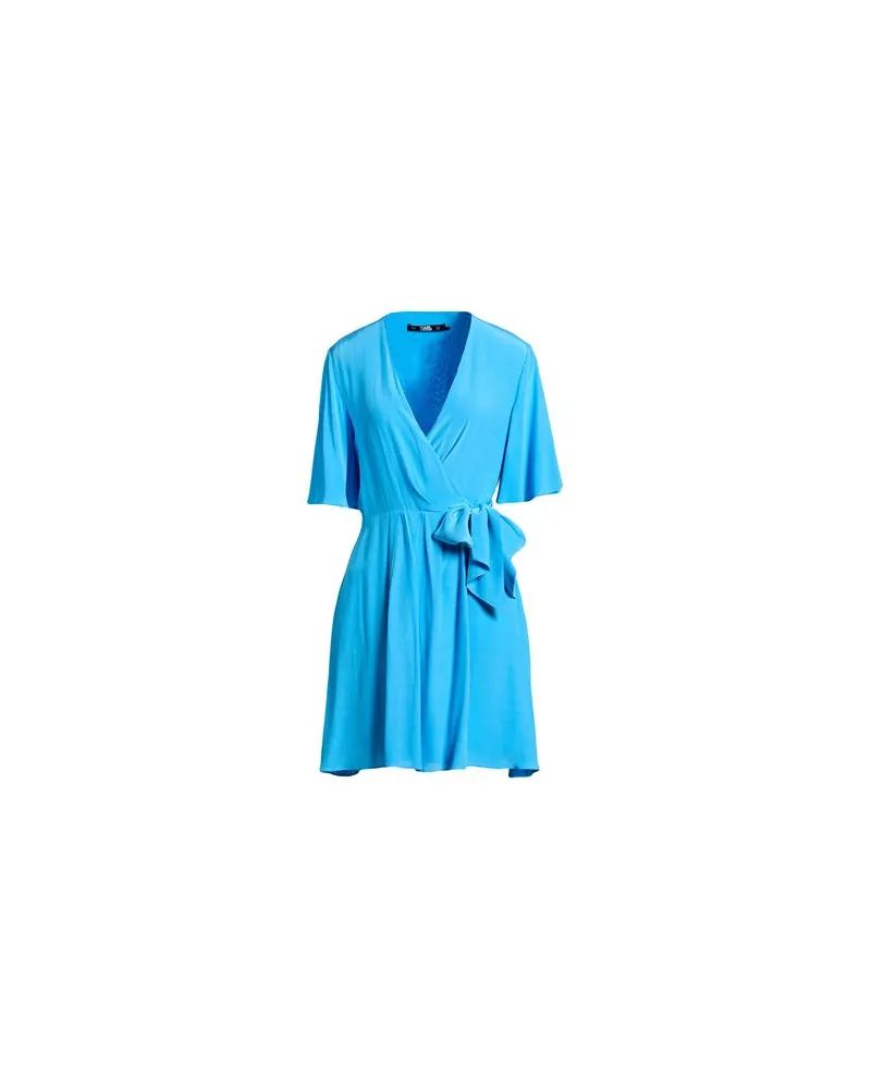 Karl Lagerfeld KLEIDER - Mini-Kleiderauf YOOX.COM Azurblau
