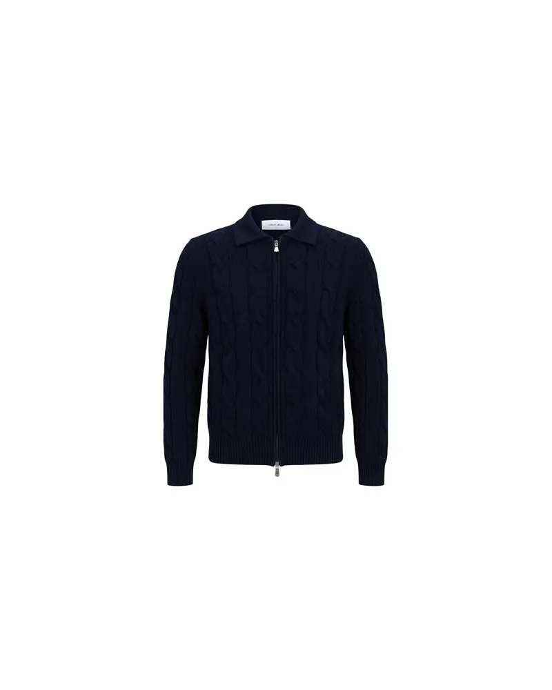 Gran Sasso STRICKWAREN - Strickjackenauf YOOX.COM Marineblau