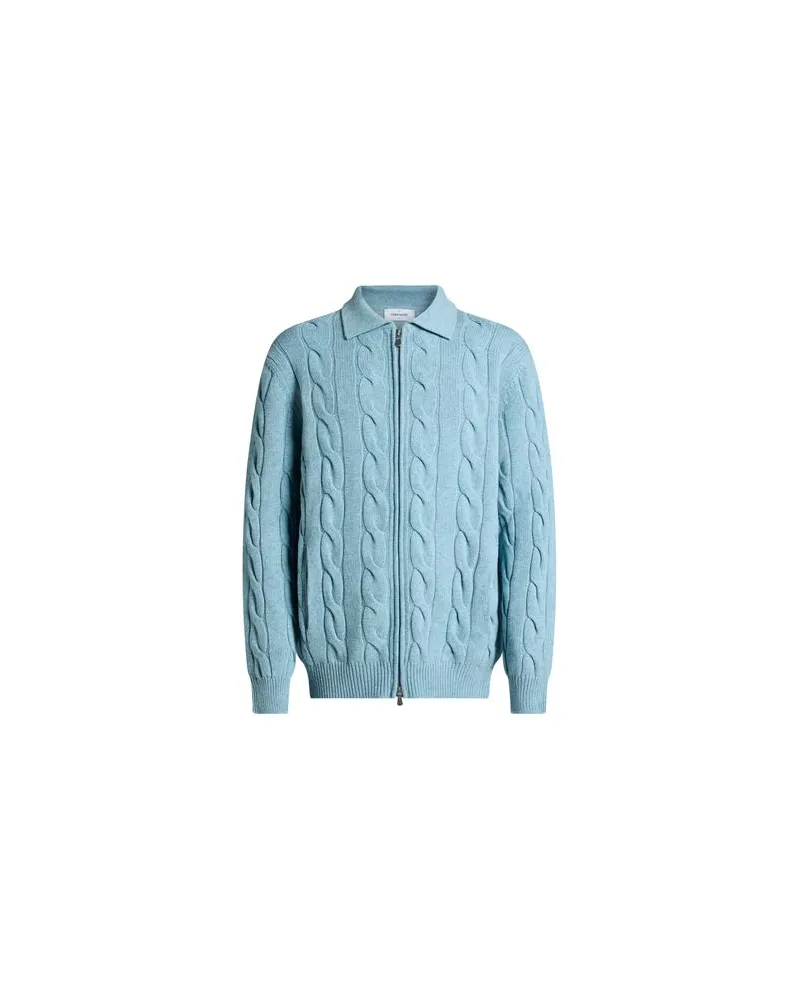 Gran Sasso STRICKWAREN - Strickjackenauf YOOX.COM Himmelblau