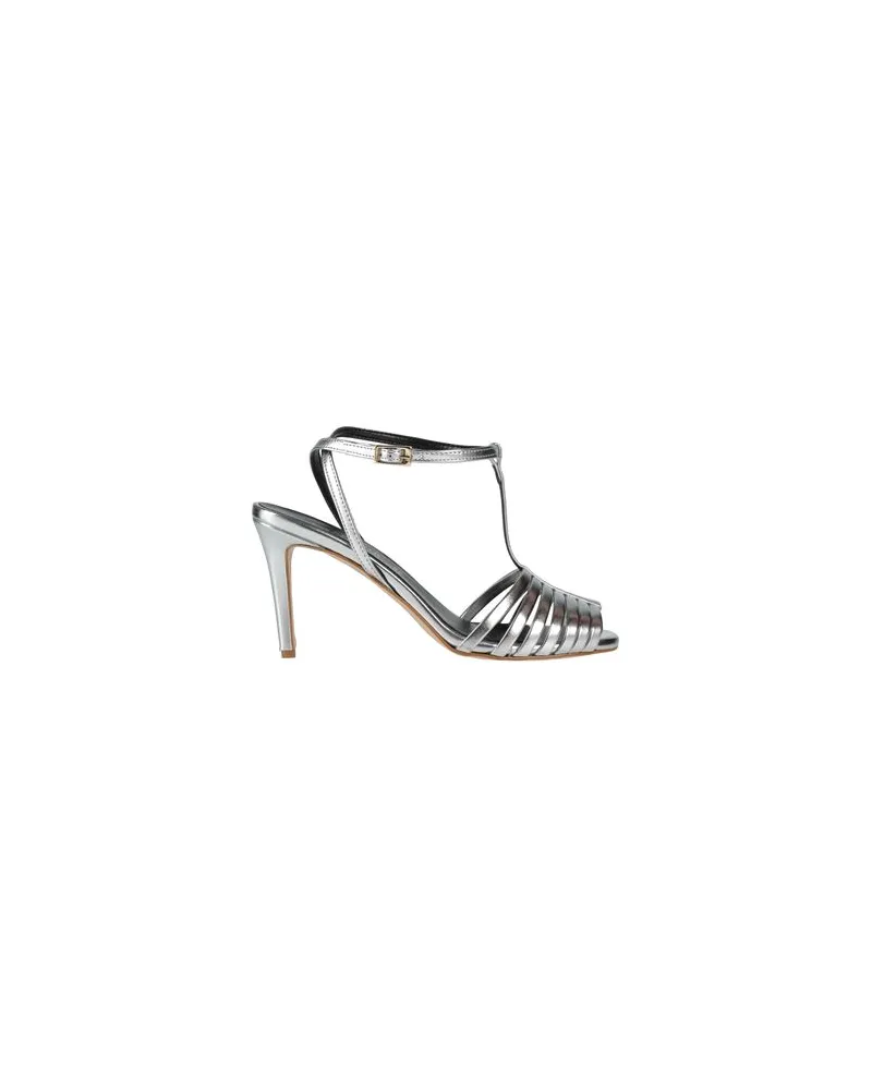 CAFèNOIR  SCHUHE - Sandalenauf YOOX.COM Silber