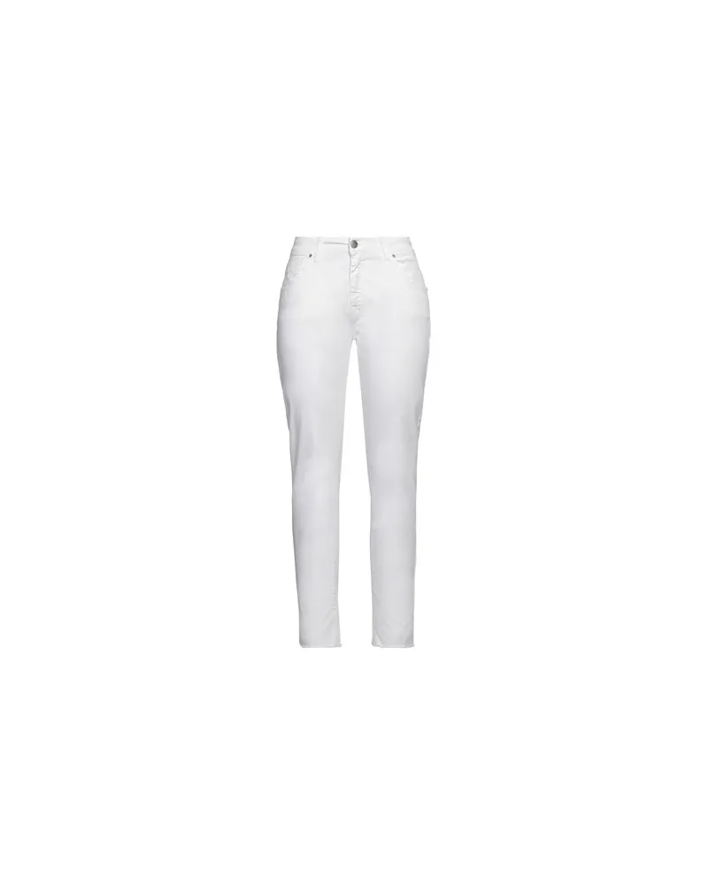 Jijil HOSEN & RÖCKE - Jeanshosenauf YOOX.COM Weiß