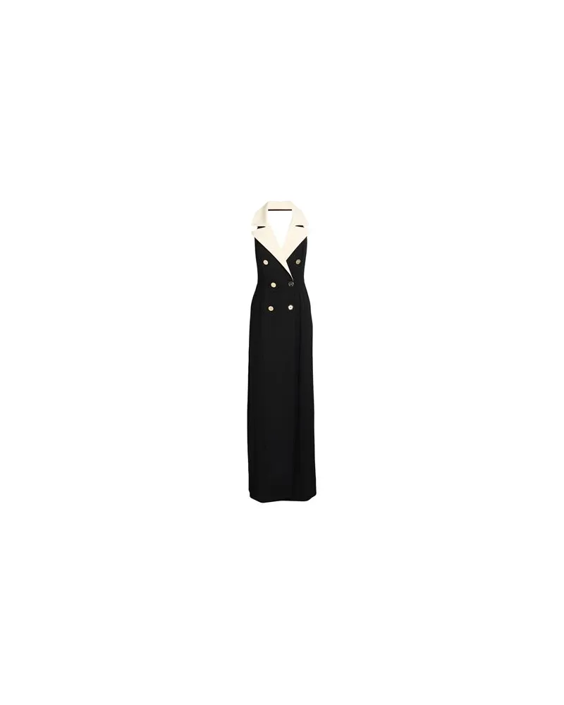 Elisabetta Franchi KLEIDER - Maxi-Kleiderauf YOOX.COM Schwarz