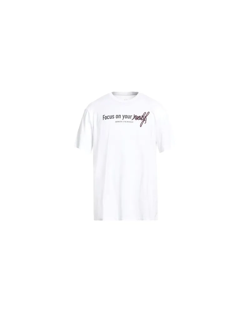 Armani Exchange TOPS - T-shirtsauf YOOX.COM Weiß