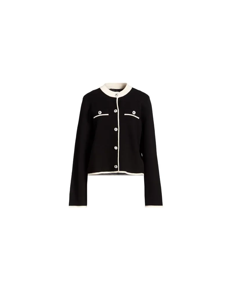 Karl Lagerfeld STRICKWAREN - Strickjackenauf YOOX.COM Schwarz