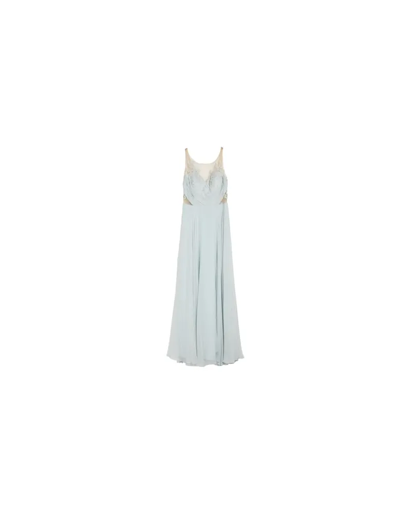 Marchesa KLEIDER - Maxi-Kleiderauf YOOX.COM Himmelblau