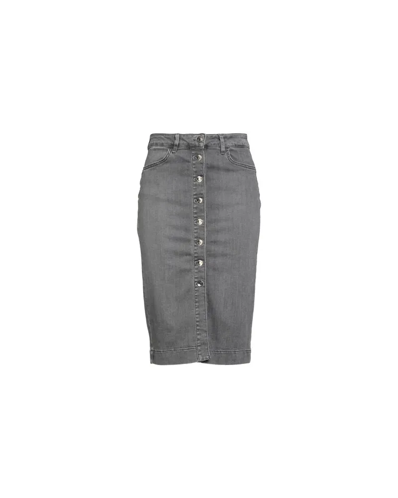 Liu Jo HOSEN & RÖCKE - Jeansröckeauf YOOX.COM Grau
