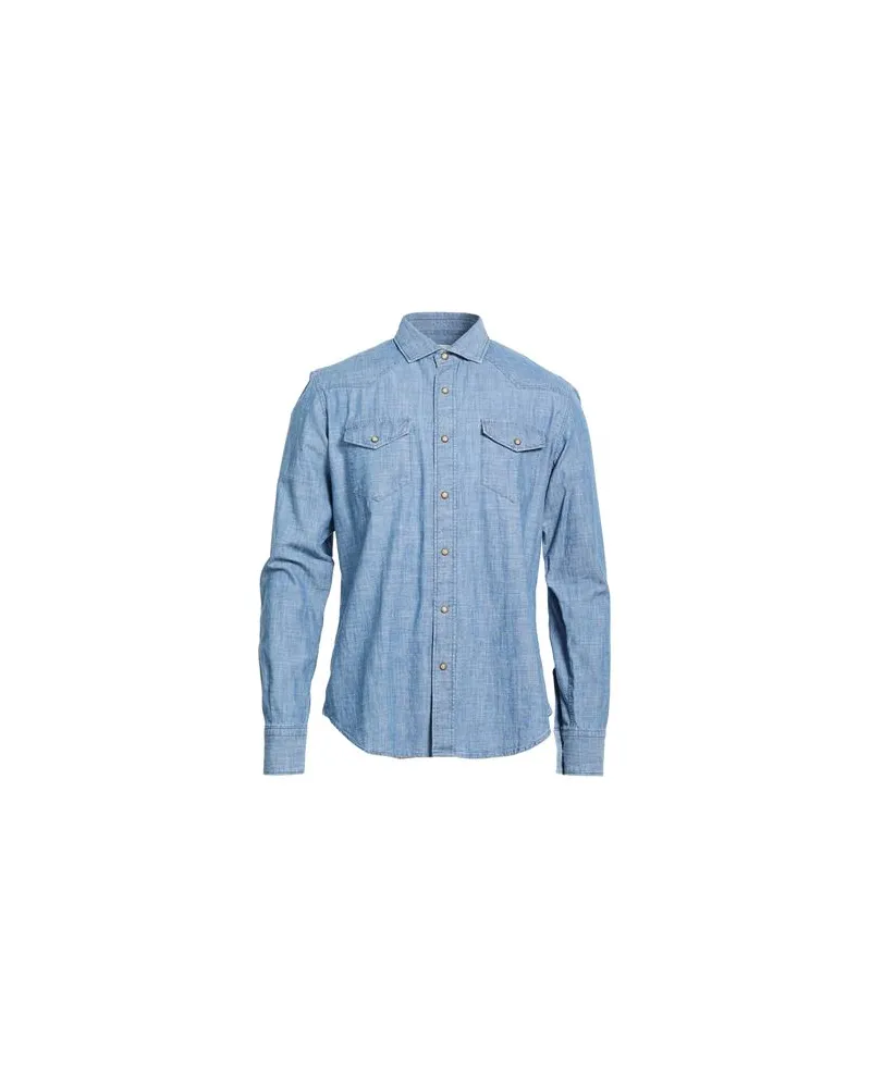 Eleventy PLATINUM - TOPS - Jeanshemdenauf YOOX.COM Blau