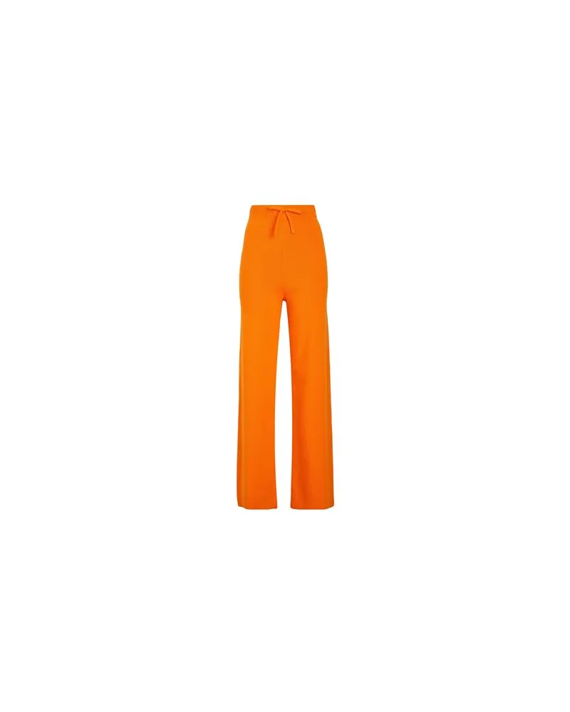 8 by Yoox KNIT STRAIGHT LEG PANTS  - HOSEN & RÖCKE - Hosenauf YOOX.COM Orange