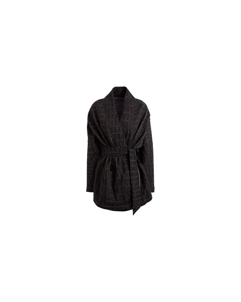 Nike W NY TF LUXE COZY FLC TOP  - STRICKWAREN - Strickjackenauf YOOX.COM Schwarz