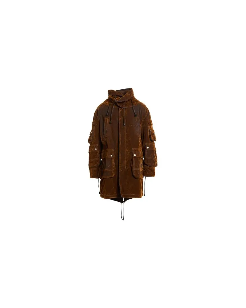 Dsquared2 JACKEN & MÄNTEL - Jacken, Mäntel & Trenchcoatsauf YOOX.COM Lederfarben