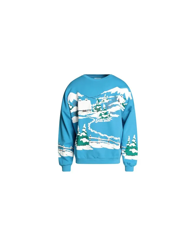 GCDS TOPS - Sweatshirtsauf YOOX.COM Azurblau