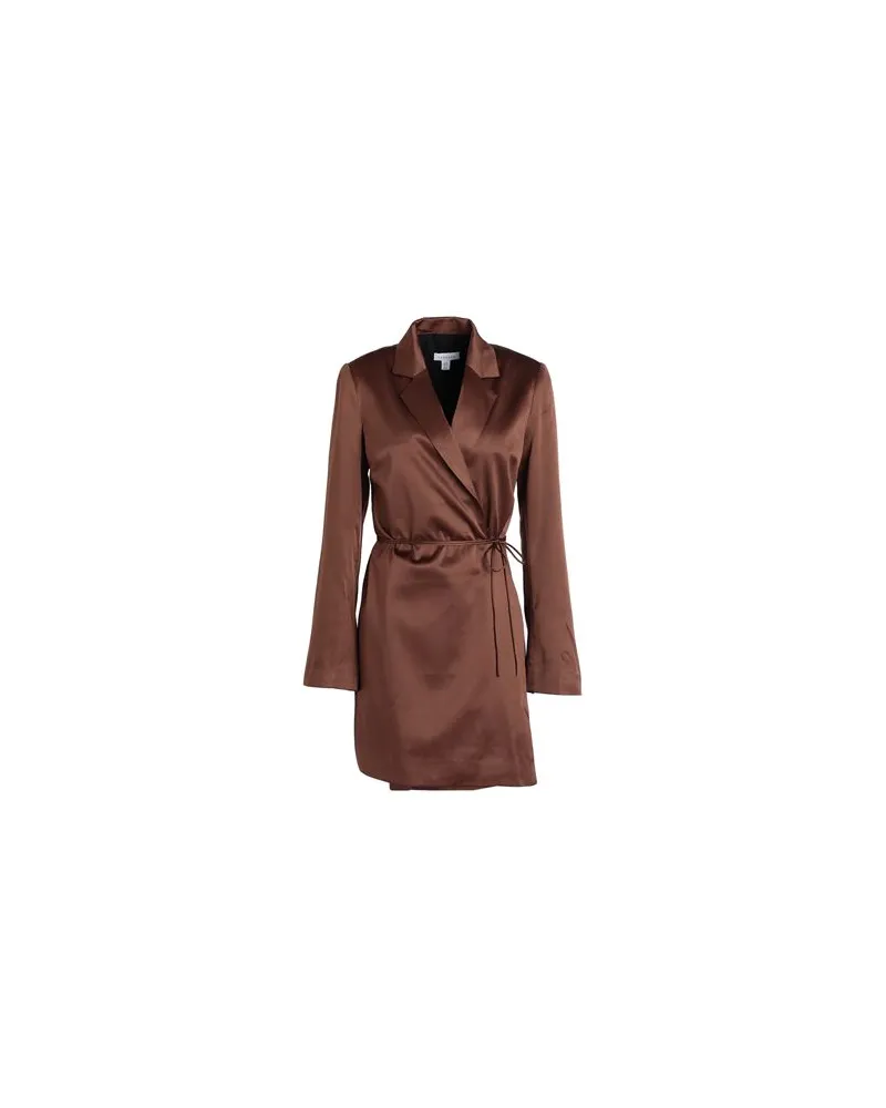 Topshop KLEIDER - Mini-Kleiderauf YOOX.COM Schokobraun