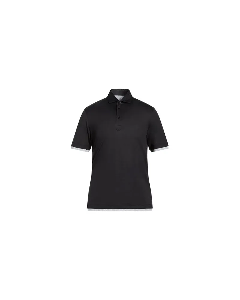 Brunello Cucinelli TOPS - Poloshirtsauf YOOX.COM Schwarz