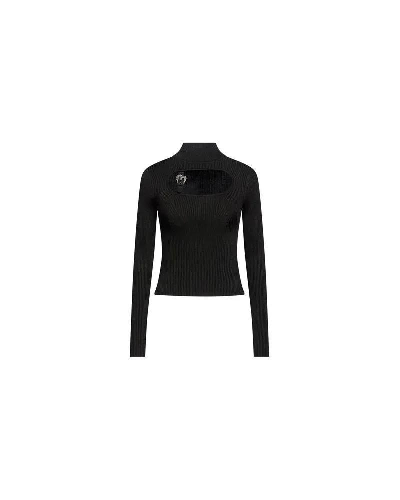 Versace Jeans STRICKWAREN - Rollkragenpulloverauf YOOX.COM Schwarz