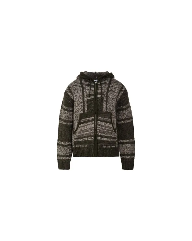 Obey STRICKWAREN - Strickjackenauf YOOX.COM Dunkelgrün