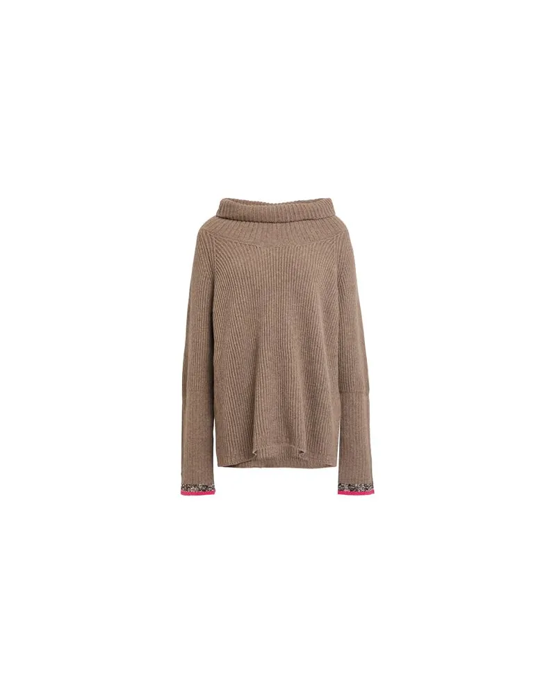 ARAGONA STRICKWAREN - Rollkragenpulloverauf YOOX.COM Khaki