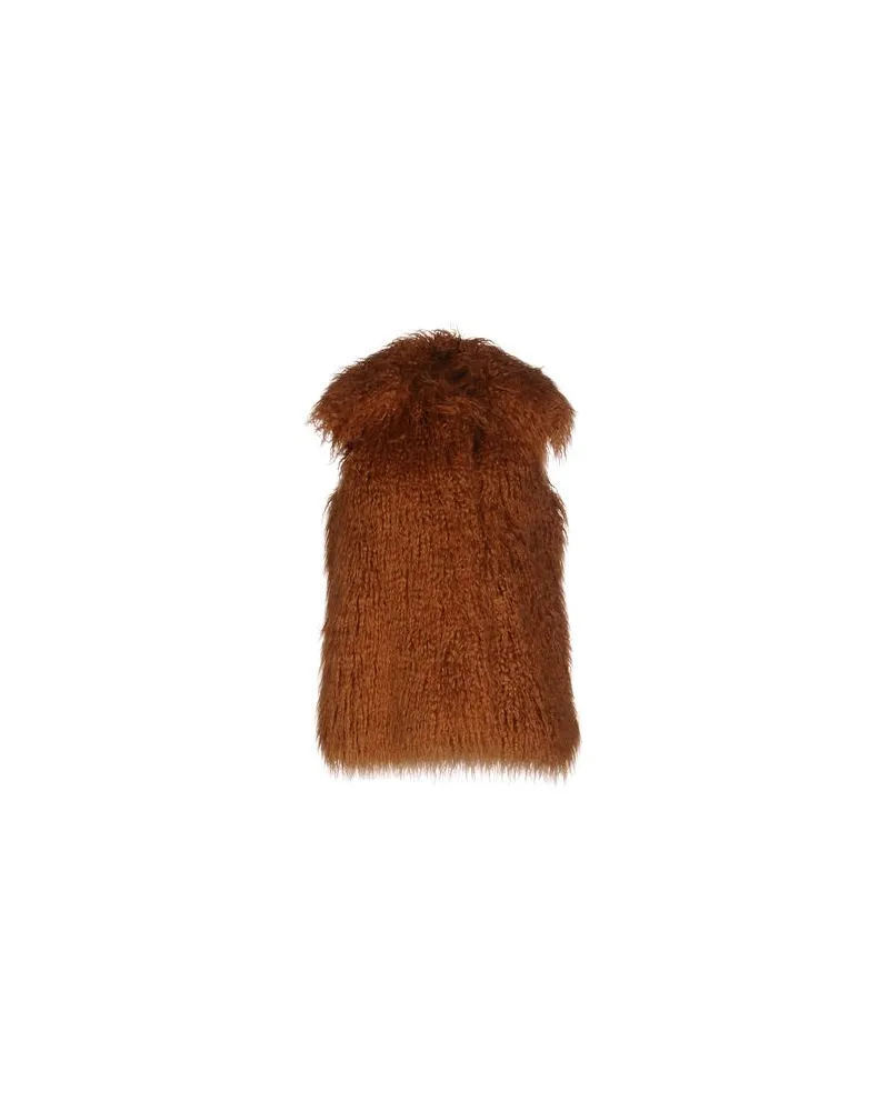 Stella McCartney JACKEN & MÄNTEL - Shearling- & Kunstfellauf YOOX.COM Kamel