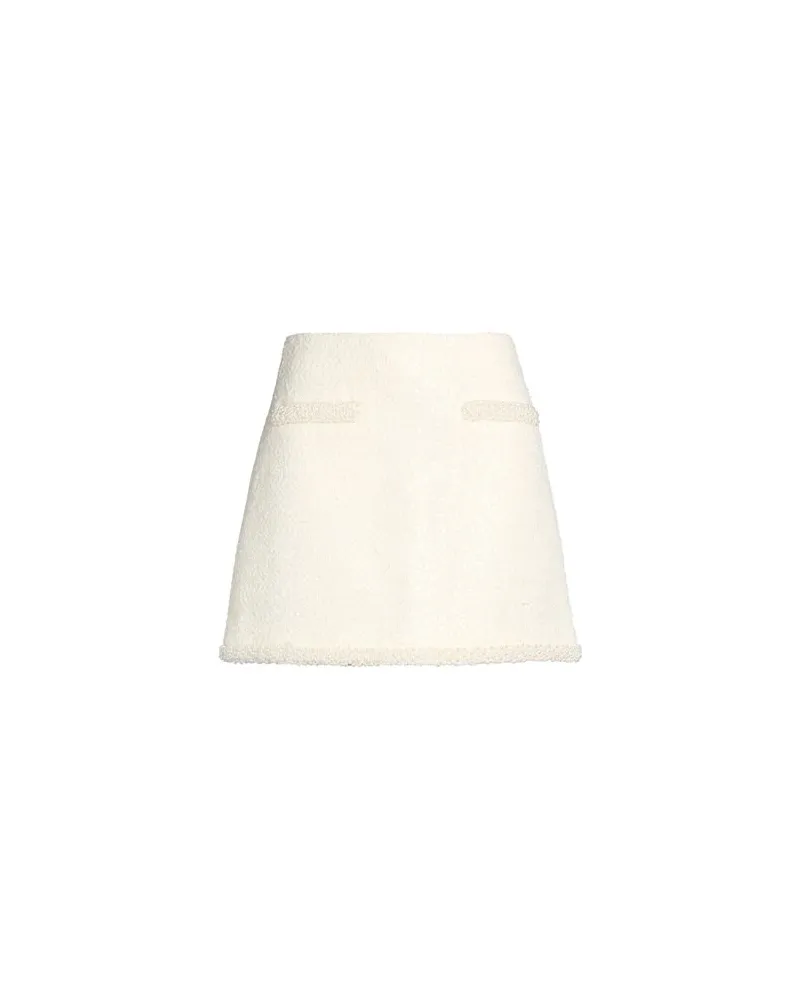 Self-Portrait HOSEN & RÖCKE - Miniröckeauf YOOX.COM Cremeweiß