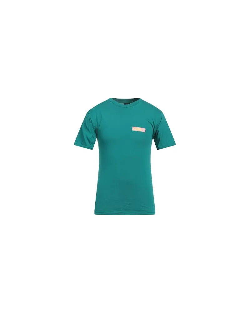 Obey TOPS - T-shirtsauf YOOX.COM Smaragdgrün