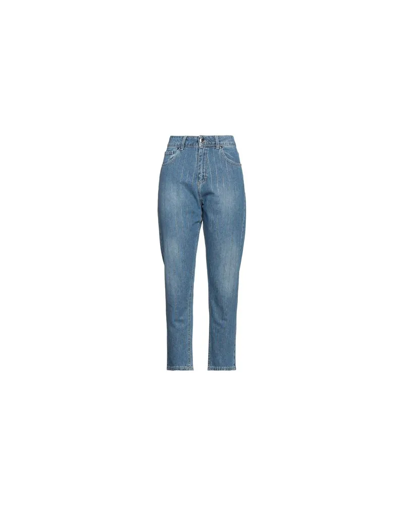Siste's HOSEN & RÖCKE - Jeanshosenauf YOOX.COM Blau