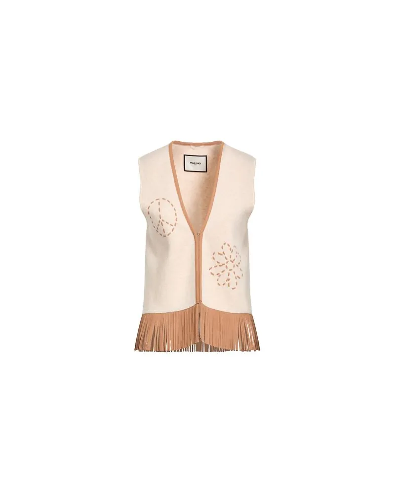 MAX&MOI STRICKWAREN - Strickjackenauf YOOX.COM Beige