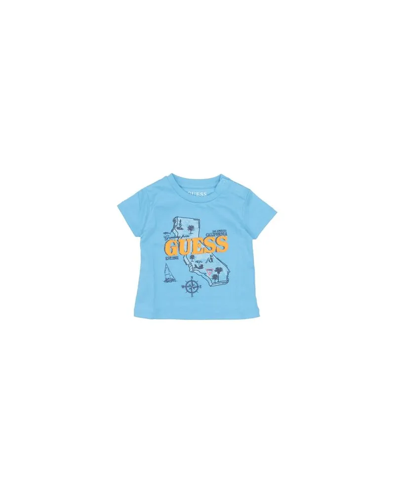 Guess TOPS - T-shirtsauf YOOX.COM Azurblau