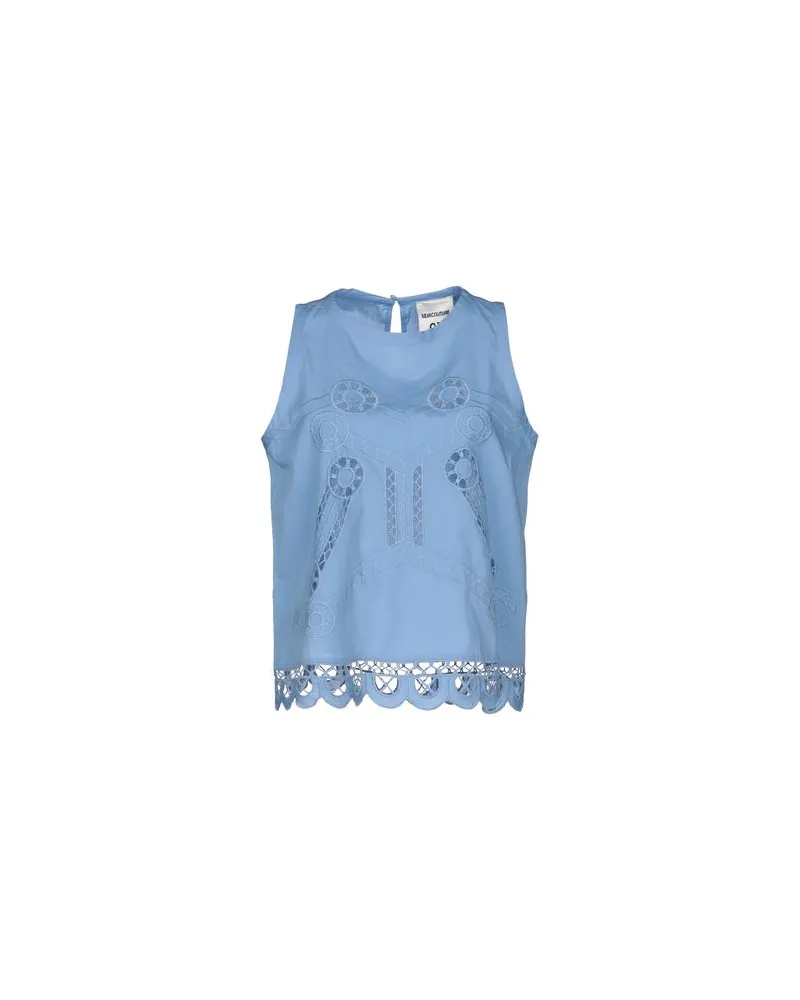 Semicouture TOPS - Topsauf YOOX.COM Blaugrau