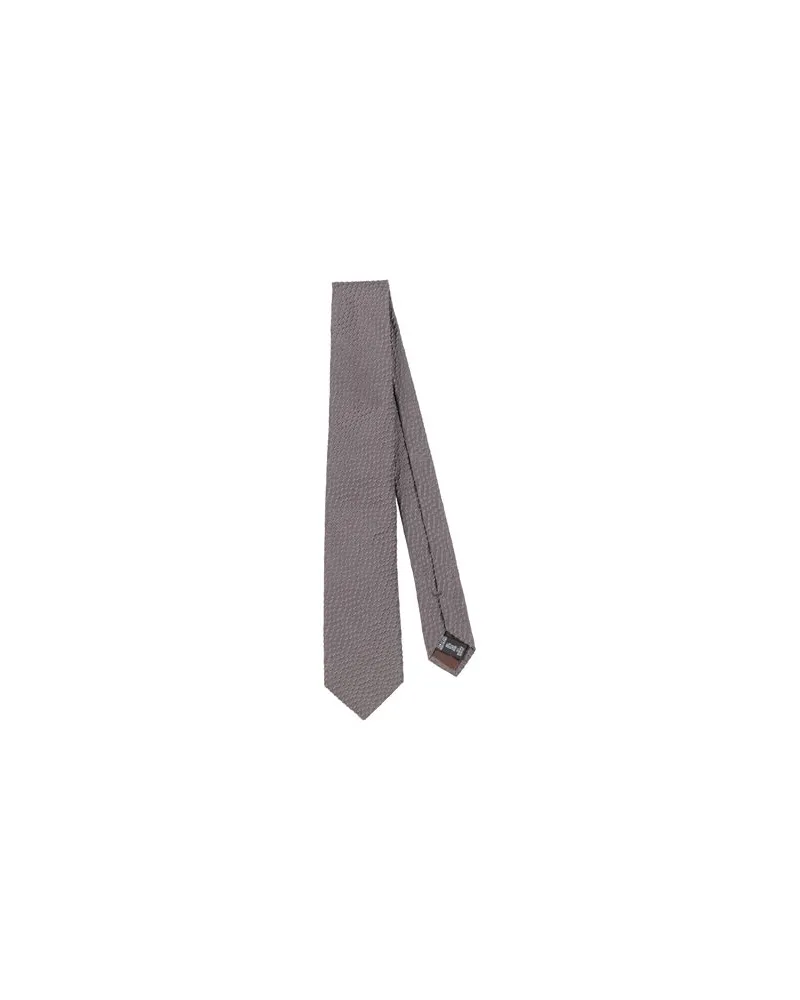 Giorgio Armani ACCESSOIRES - Krawatten & Fliegenauf YOOX.COM Braungrau