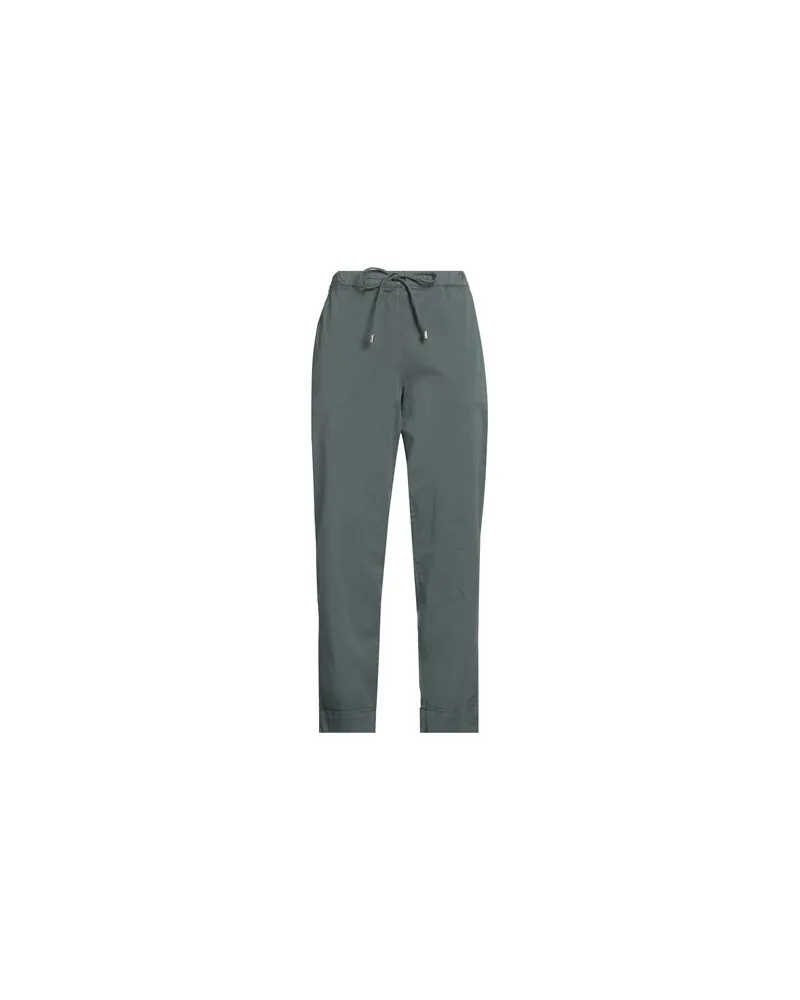 Max Mara LEISURE - HOSEN & RÖCKE - Hosenauf YOOX.COM Militärgrün