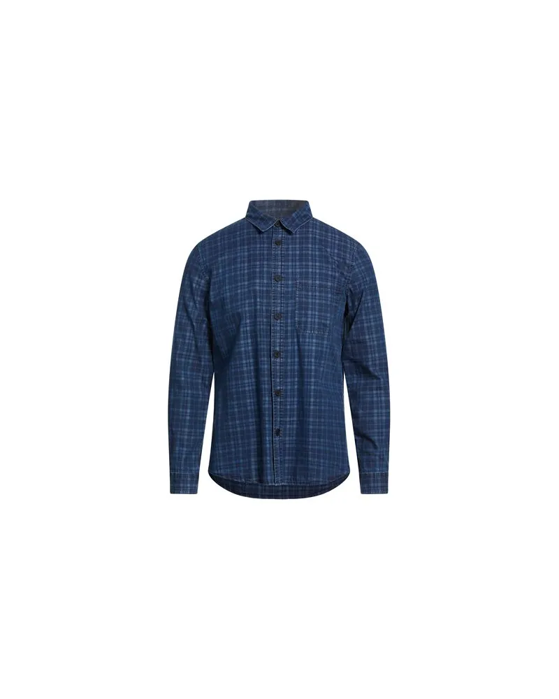 A.P.C. TOPS - Jeanshemdenauf YOOX.COM Blau
