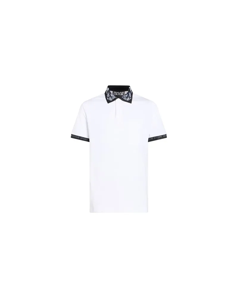 Versace Jeans TOPS - Poloshirtsauf YOOX.COM Weiß
