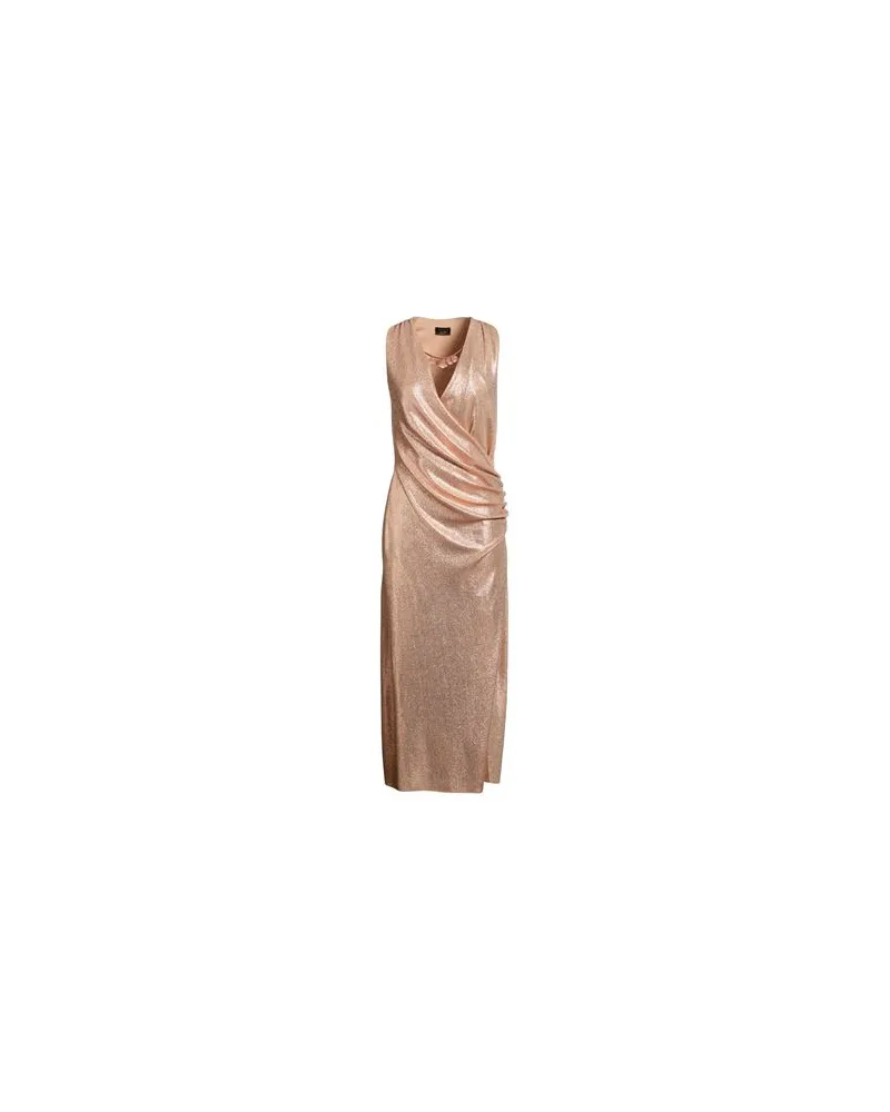 Siste's GOLD CAPSULE - KLEIDER - Maxi-Kleiderauf YOOX.COM Roségold