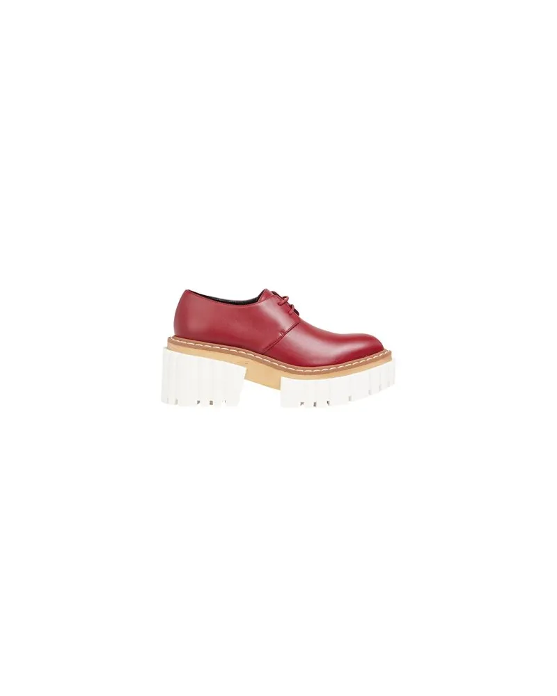 Stella McCartney SCHUHE - Schnürschuheauf YOOX.COM Ziegelrot
