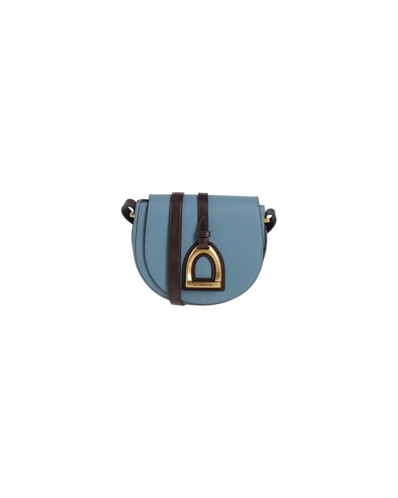 La Martina TASCHEN - Umhängetascheauf YOOX.COM Taubenblau