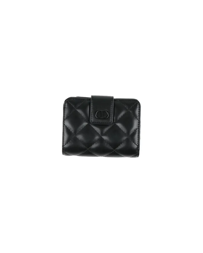 Twin-Set Kleinlederwaren - Brieftaschenauf YOOX.COM Schwarz