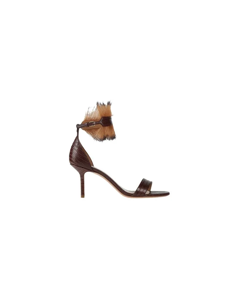 Francesco Russo SCHUHE - Sandalenauf YOOX.COM Braun