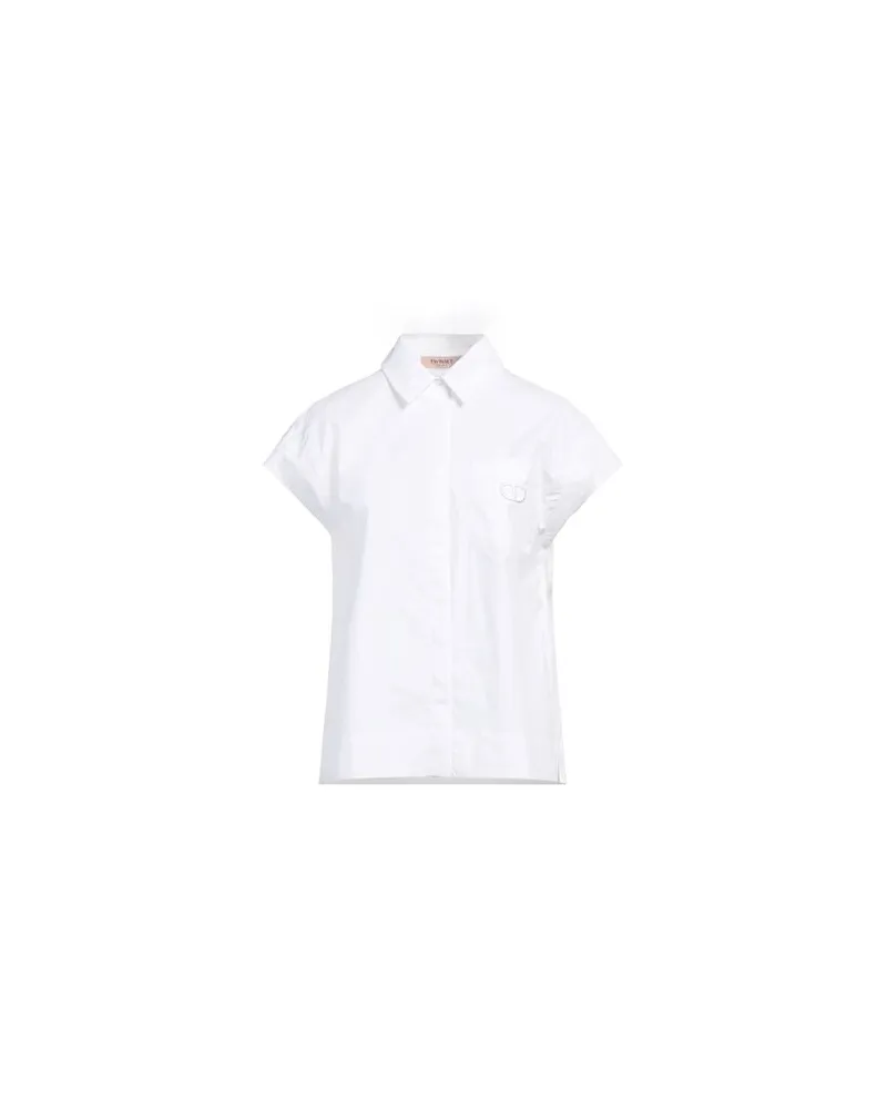 Twin-Set TOPS - Hemdenauf YOOX.COM Weiß