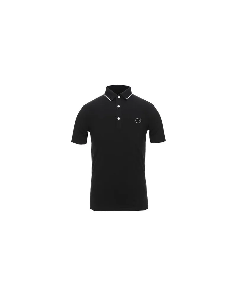 Armani Exchange TOPS - Poloshirtsauf YOOX.COM Schwarz
