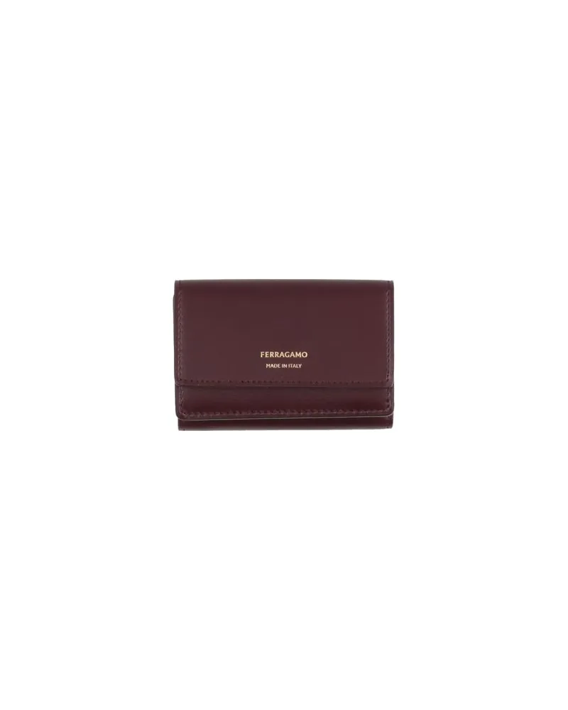 Ferragamo Kleinlederwaren - Brieftaschenauf YOOX.COM Schokobraun