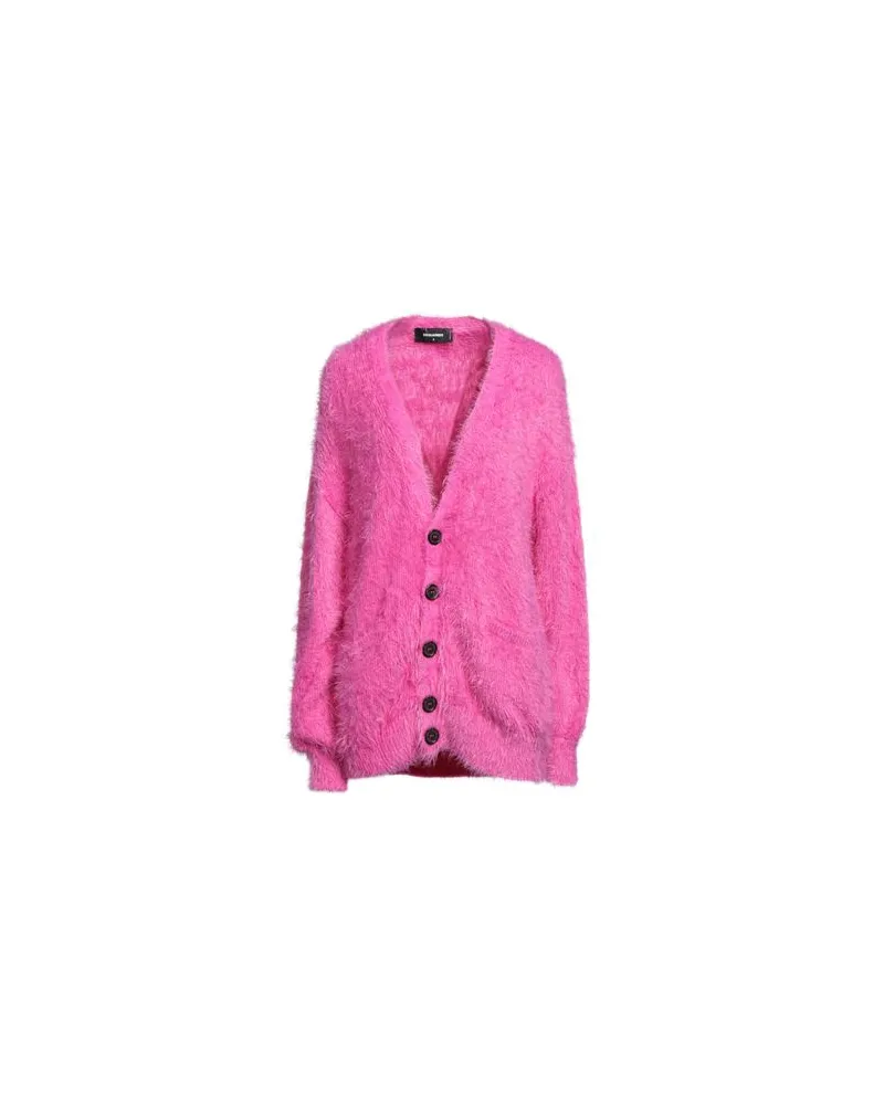 Dsquared2 STRICKWAREN - Strickjackenauf YOOX.COM Magenta