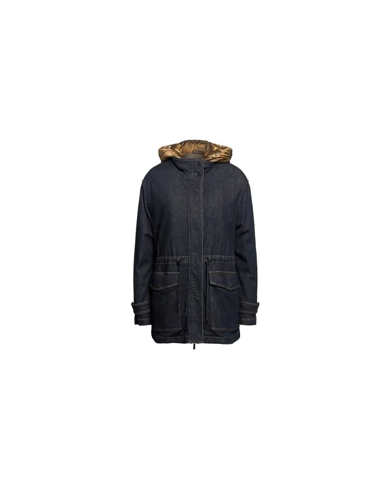 MOORER JACKEN & MÄNTEL - Jeansjacken/Mäntelauf YOOX.COM Blau