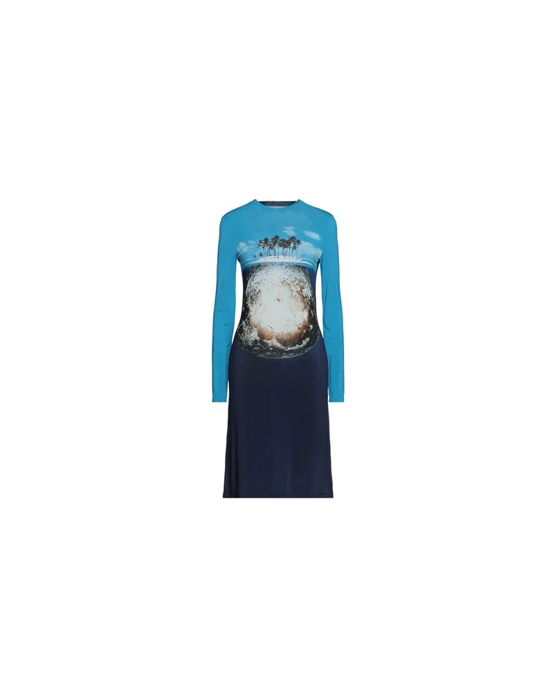 Paco Rabanne KLEIDER - Midi-Kleiderauf YOOX.COM Azurblau